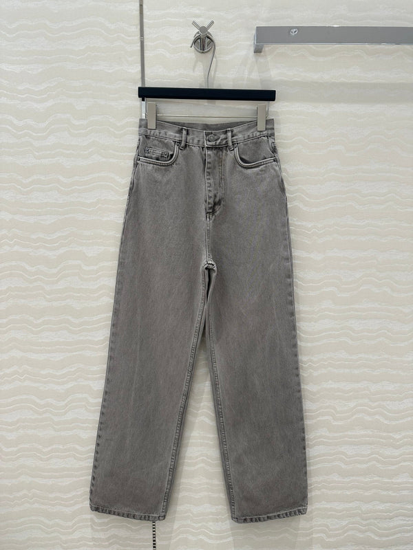 Jeans dritti CD in cotone grigio