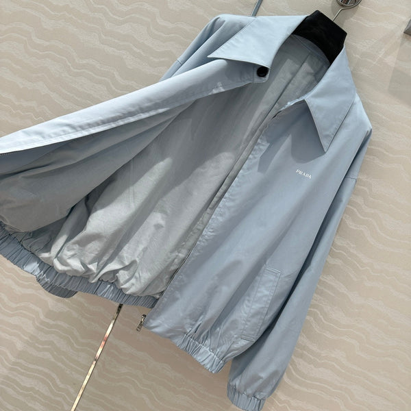 Prada Old Cadre Jacket Blue Cotton