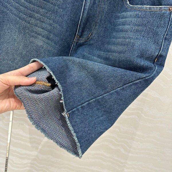 Prada Denim Short Blue cotton