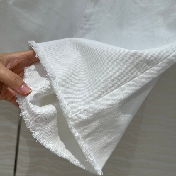 Prada Denim Short White cotton