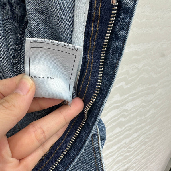 CC Denim Jumpsuit Blue Cotton