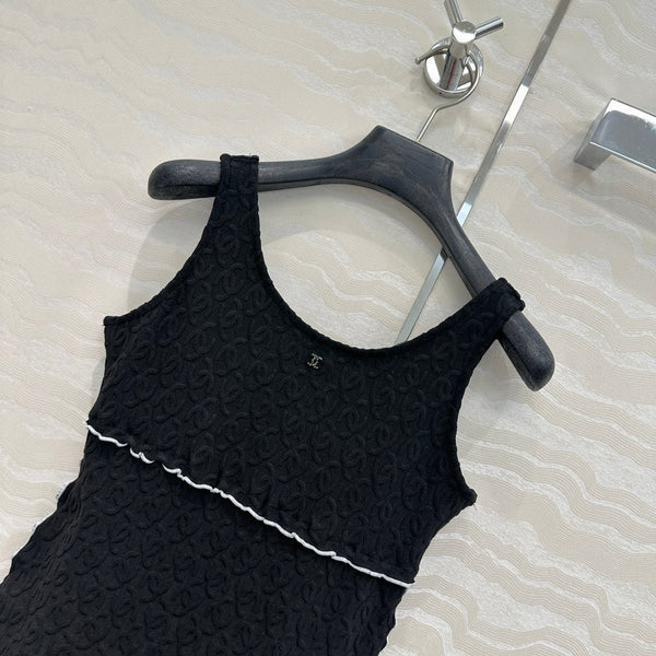 CC One-piece Swimsuit Black Polyamide