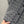 CD Knitted Short-sleeved Cardigan Jacket Gray Cotton Polyester