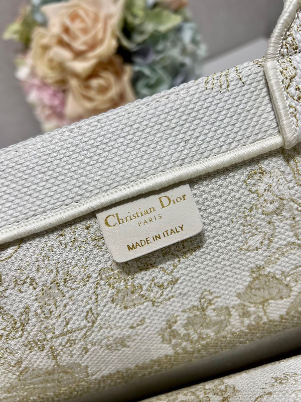 Borsa tote CD Golden Magpie Book Tote 42 cm in tela 336588