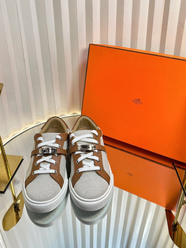 Sneaker HM Kelly in pelle di vacchetta marrone 317054