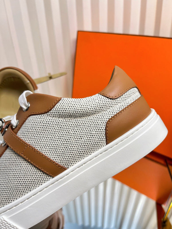 Sneaker HM Kelly in pelle di vacchetta marrone 317054