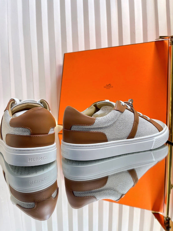 Sneaker HM Kelly in pelle di vacchetta marrone 317054