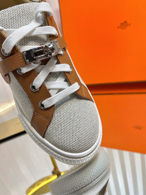 Sneaker HM Kelly in pelle di vacchetta marrone 317054