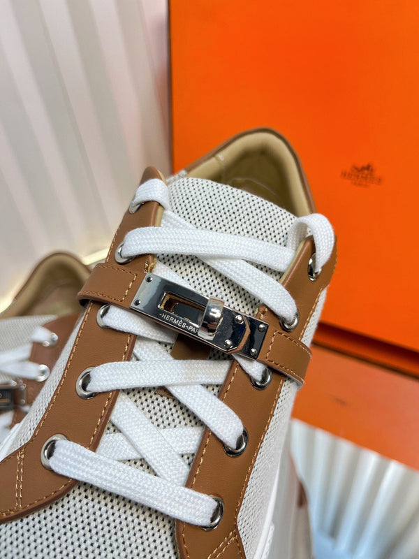 Sneaker HM Kelly in pelle di vacchetta marrone 317054