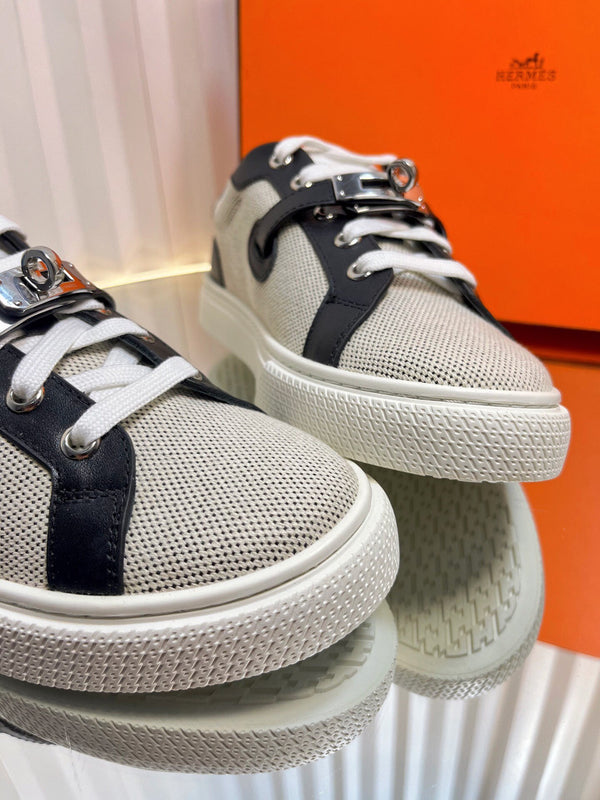 Sneaker HM Kelly in tessuto di vacchetta nera 317056