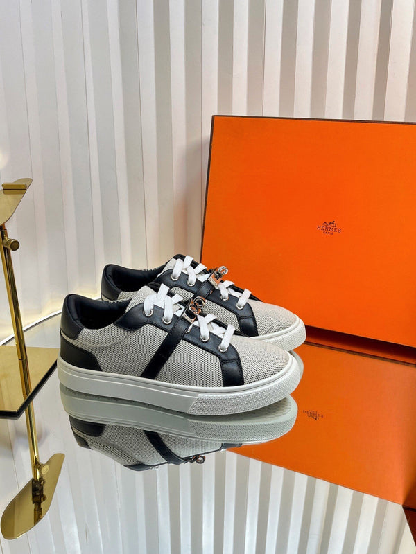 Sneaker HM Kelly in tessuto di vacchetta nera 317056