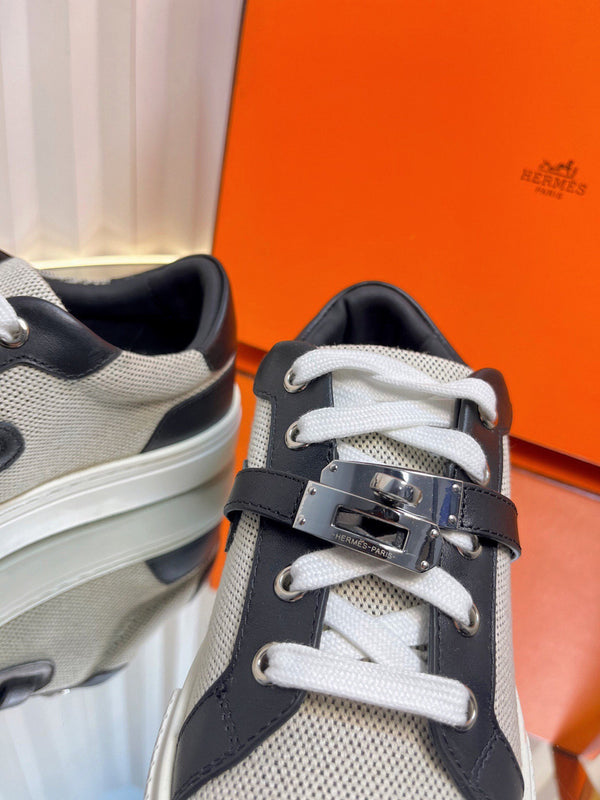 Sneaker HM Kelly in tessuto di vacchetta nera 317056