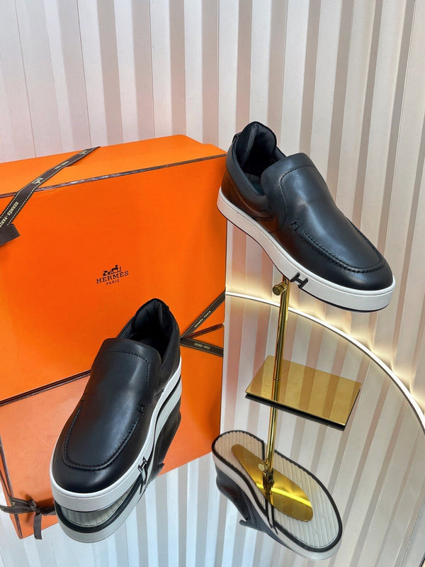 HM British Retro Loafers Black Suede 317075