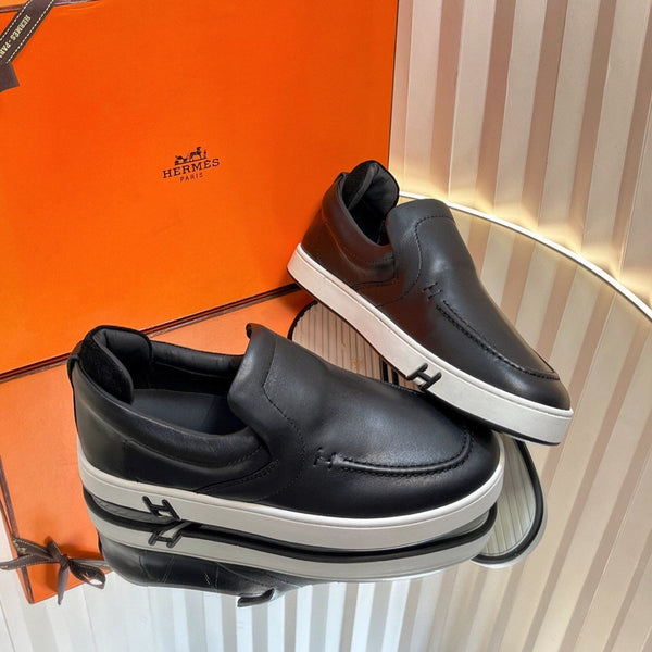 HM British Retro Loafers Black Suede 317075