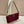PRA vintage shoulder bag burgundy nylon fabric 280823
