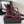 CC Split Toe Ankle Boot 40mm Burgundy Sheepskin Rubber GHW 432516