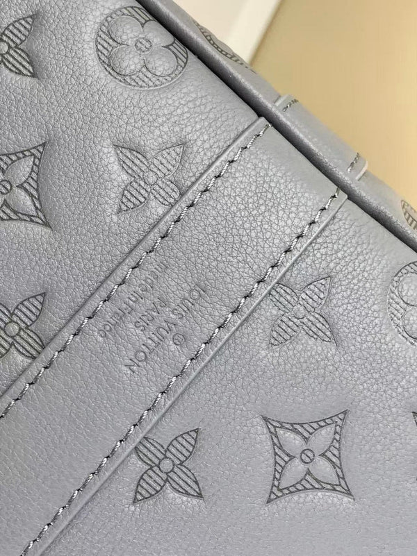 LV Keepall 50B Anthracite Grey Monogram Shadow Calfskin