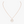 LUCKY MOVE 1 DIAMOND WHITE MOTHER OF PEARL PINK GOLD DIAMOND NECKLACE