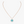 LUCKY MOVE 1 DIAMOND TURQUOISE PINK GOLD DIAMOND NECKLACE