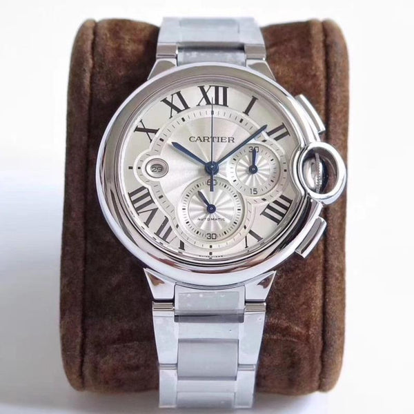 CRONOGRAFO BLUE BALLOON 42 IN ACCIAIO INOX 