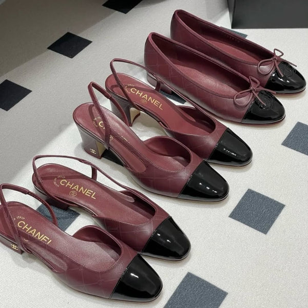 CC 25P Burgundy Quilted Calfskin