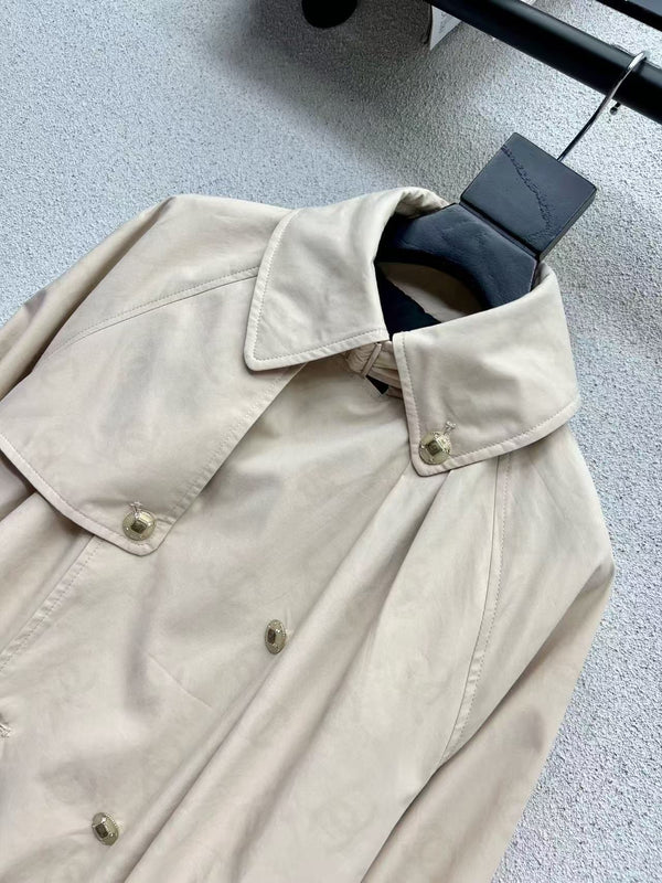CC 25B Trench Coat Beige Cotton
