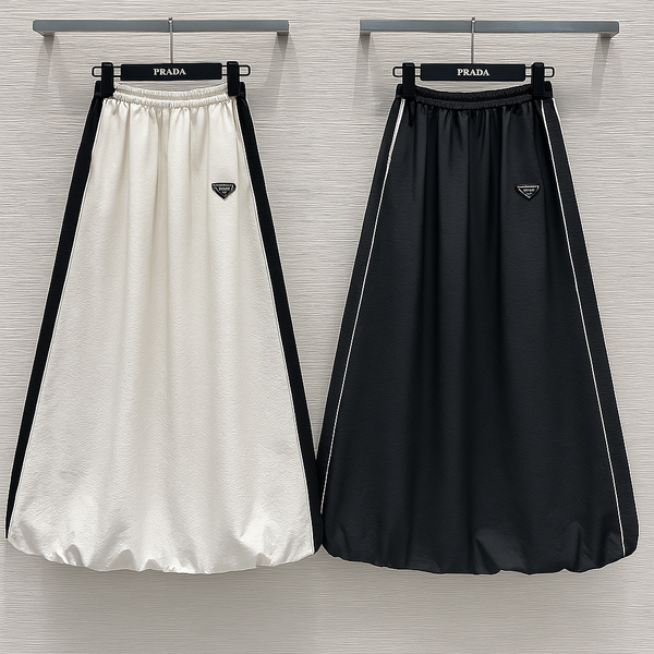 Prada 25 Puffy Skirt Cotton Nylon