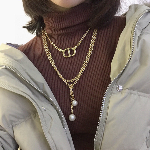 COLLANA STAR CD GOLD 2 PERLE