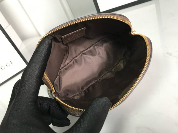 ophidia small 17cm comestic pouch beige monogram canvas