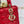medium lady 24 red calfskin gold hardware