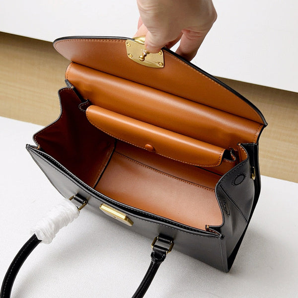 Coach Broome Carryall 30 in pelle di vitello nera