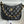 CC 24K Hobo Bag 23cm Black Shiny Lambskin