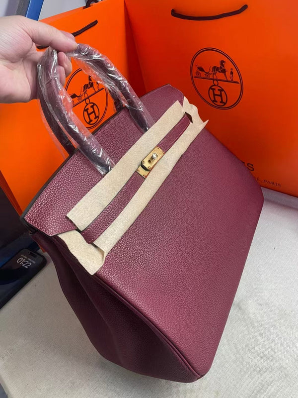 HM BIRKIN 30CM BAG ROUGE TOGO GOLD HARDWARE