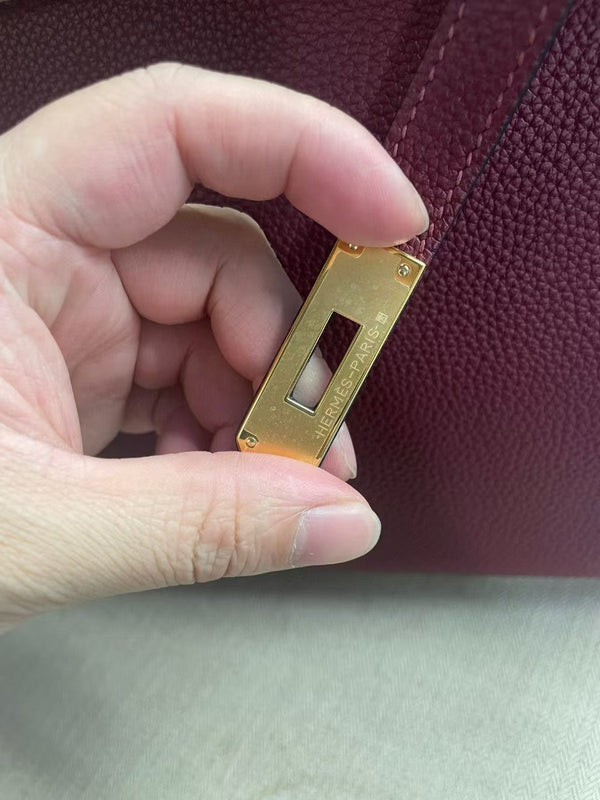 HM BIRKIN 30CM BAG ROUGE TOGO GOLD HARDWARE