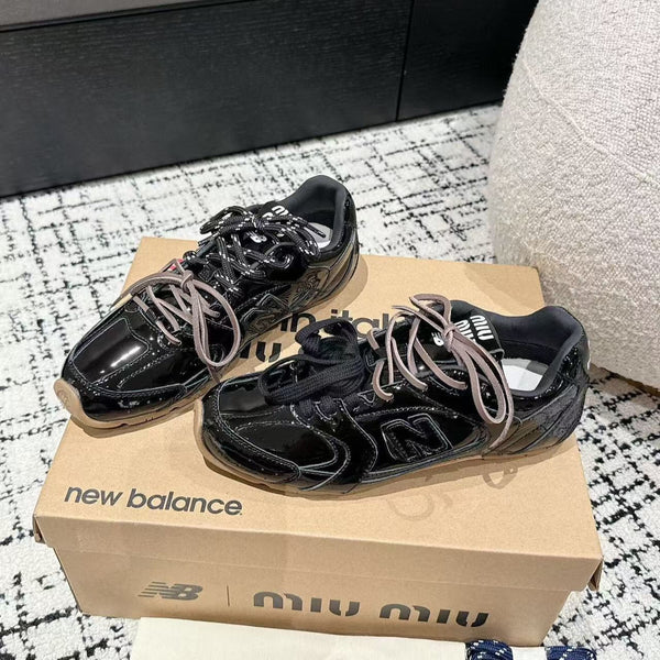 Miu Miu Black New Balance Edition 530 SL Sneakers