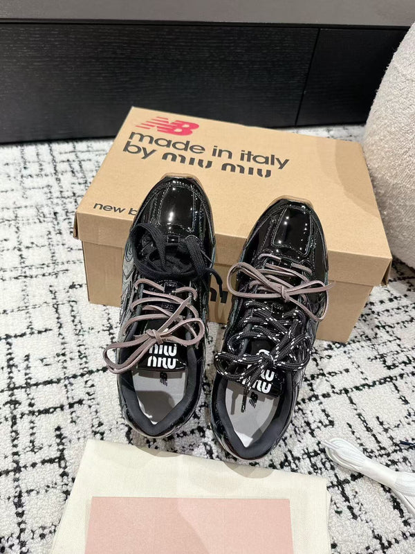 Miu Miu Black New Balance Edition 530 SL Sneakers