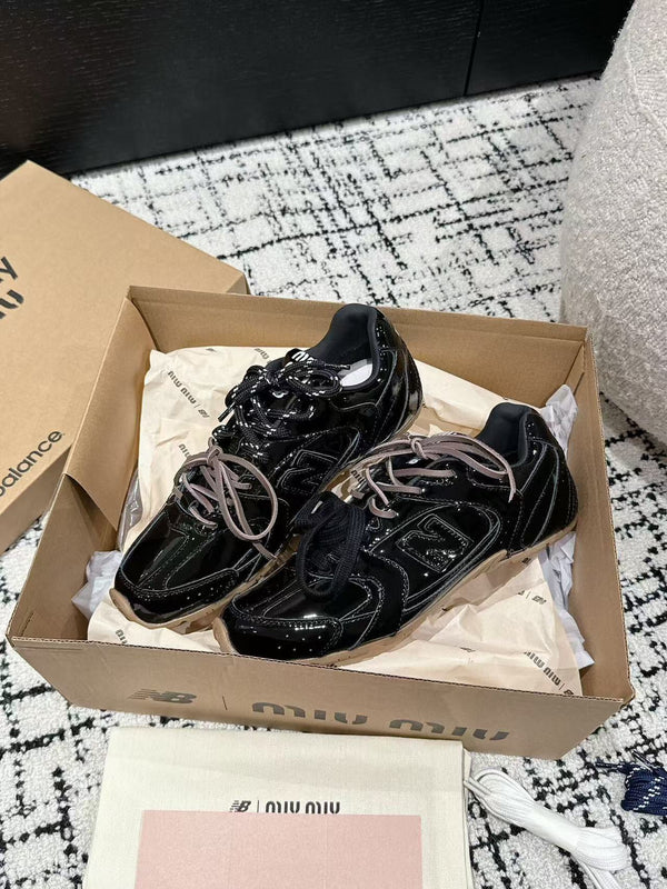 Miu Miu Black New Balance Edition 530 SL Sneakers