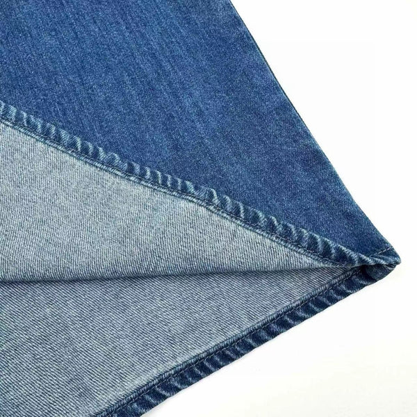 Loewe Short Sleeve Men Shirt in Blue Denim