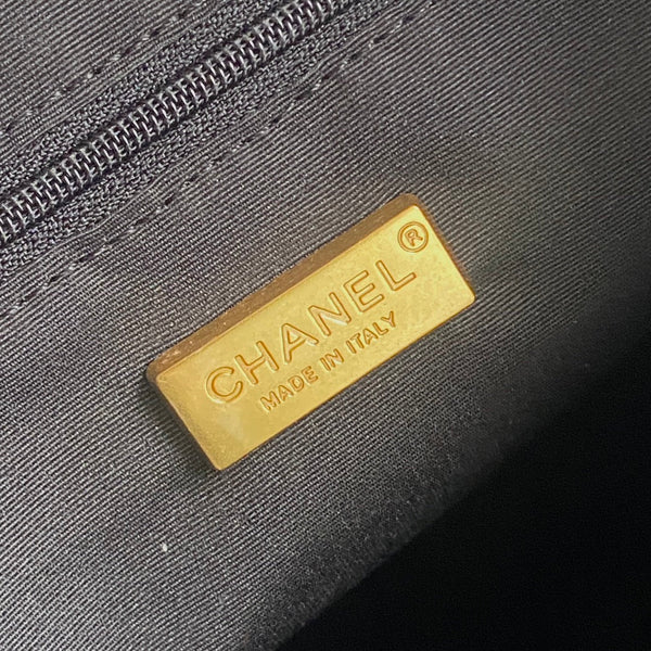 25C Hobo Bag 31cm Black Calfskin