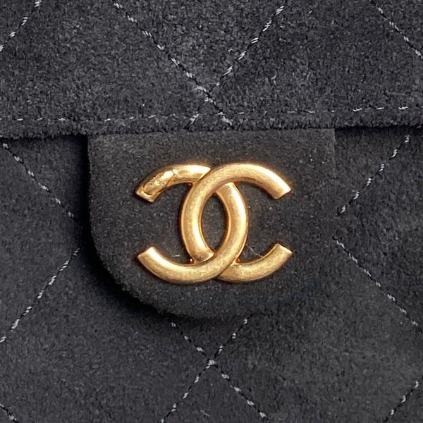 25C Hobo Bag 30cm Black Deerskin