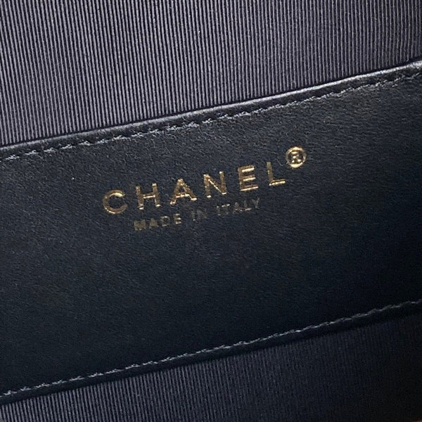 25C Hobo Bag 30cm Black Deerskin