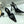 SL SLINGBACK PUMPS 100MM IN BLACK CALFSKIN PATENT LEATHER