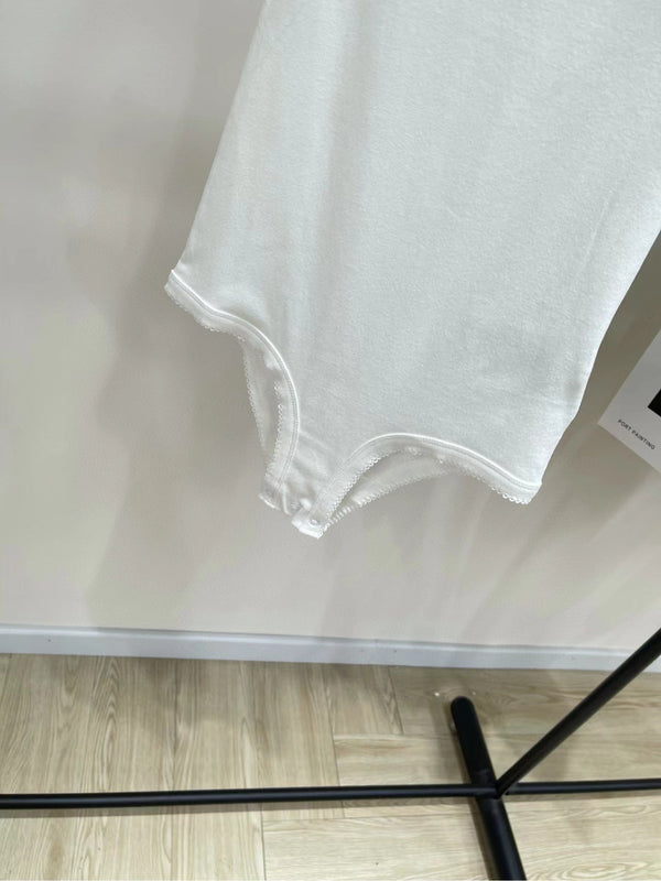 Miu 25 Body Suit White Cotton 208771