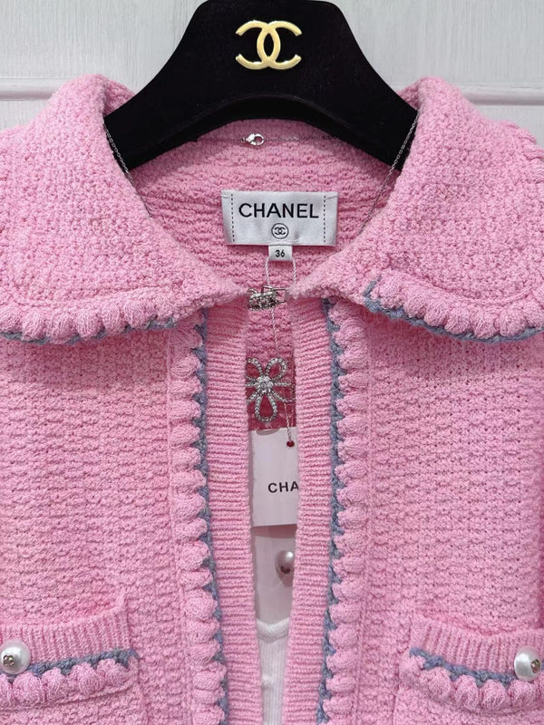 CC 25P Cardigan Pink Tweed 226820