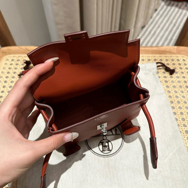 HM Kelly Doll 16cm Burgundy Gulliver Leather