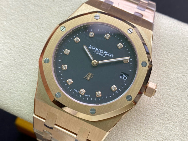 Audemars Piguet Royal Oak Jumbo 39mm Extra-Thin Rose Gold Smoked Slate Grey Dial
