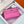 HM Kelly Pochette 20cm Bubblegum Pink Ostrich Leather Silver Hardware