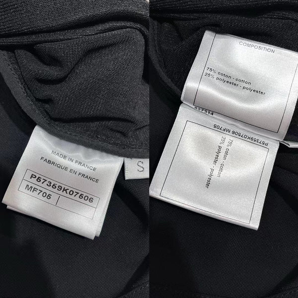 Chanel Set Black Cotton Polyester