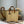 CD Toujours Vertical Tote Bag Brown Coconut Fiber Weaving Paired with Cowhide