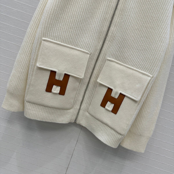 HM 25 Jacket White Wool 02648